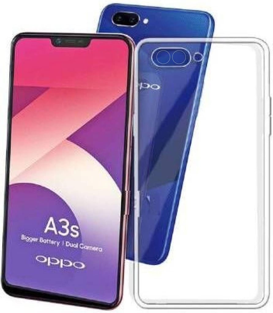 PLUGTECH TPU Ultra Hybrid Clear Camera Protection Back Cover Case for Oppo A3s,Realme C1