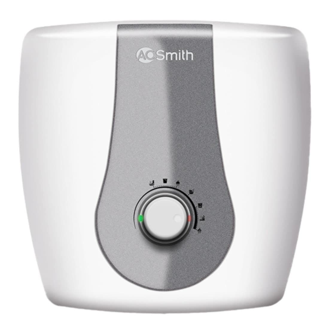 AO Smith Water Heater Finesse-015 (White) (AO SMITH WATER HEATER FINESSE - 015 (WHITE)), 15 Liters Wall Mount AO Smith Water Heater Finesse-015 (White) (AO SMITH WATER HEATER FINESSE - 015 (WHITE)), 15 Liters Wall Mount - Grey / 15 Litre