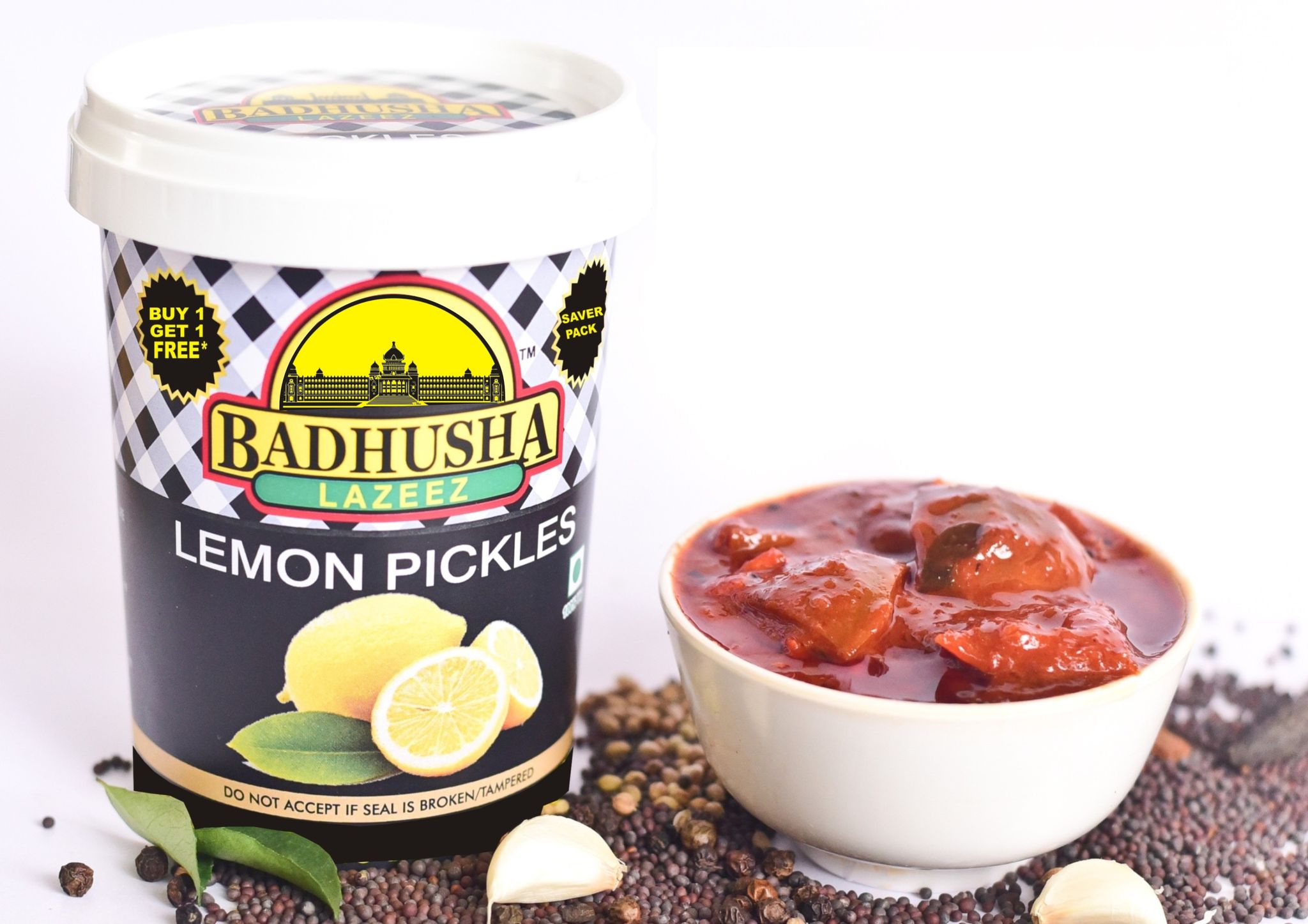 Badhusha Lazeez Lime Pickle 300 G