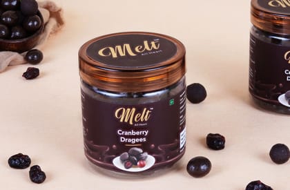 Cranberry Dragees, 100 gm | Melt Chocolates