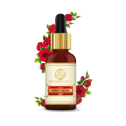 Khadi Natural Rose - Pure Essential Oil - 15ml Sale Khadi Natural Rose - Pure Essential Oil - 15ml Sale