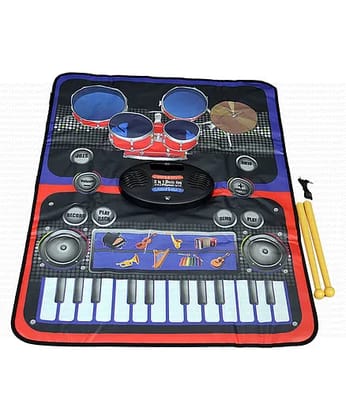 SPOT HUNT 2 in 1 Musical jam playmat Carpet Piano Musical Toy- Multicolor