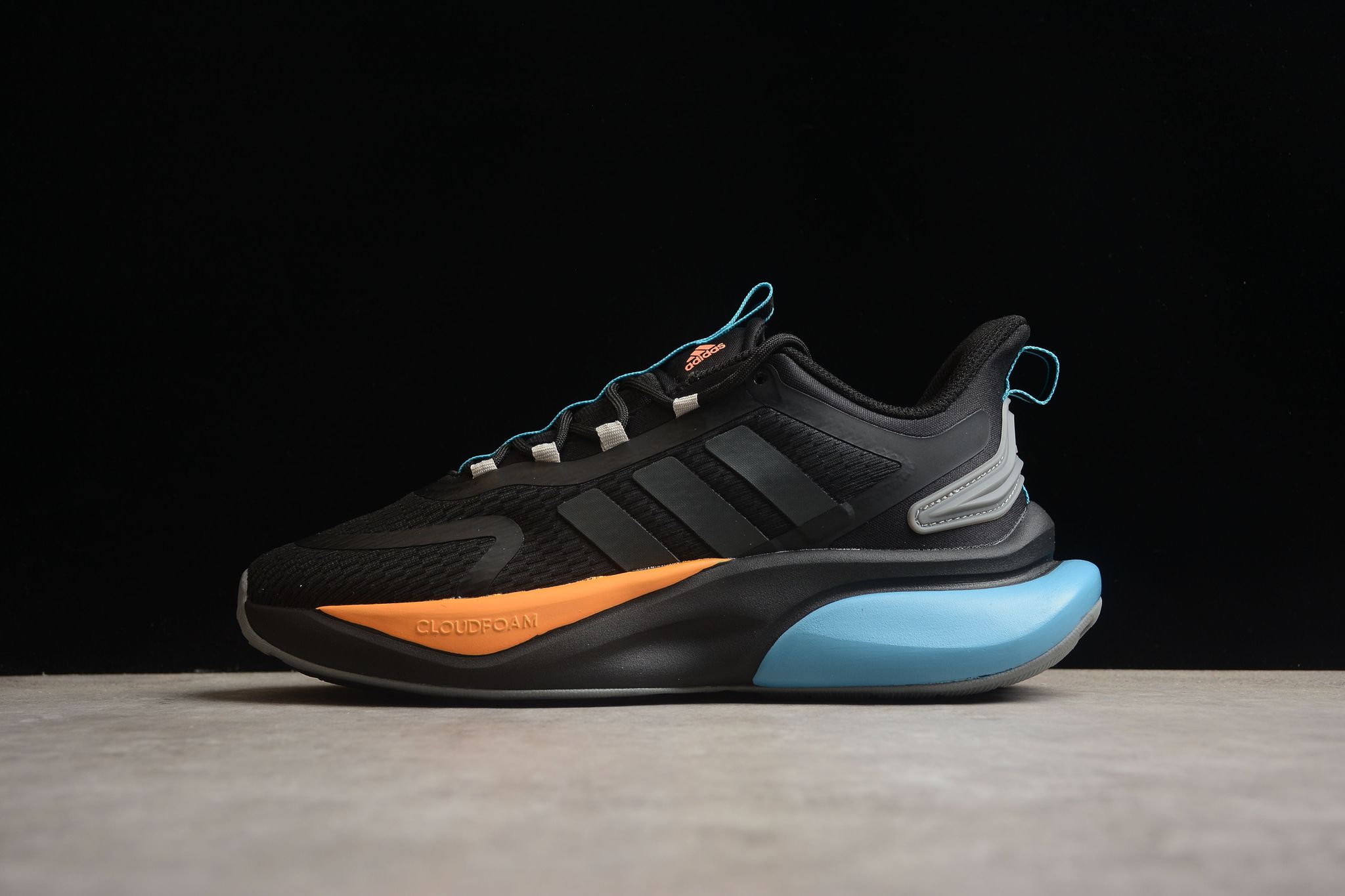 adidasMens Alphabounce Adiwear - Black-Euro 41