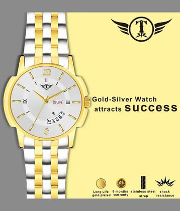 EEWHI Gold Stainless Steel Analog Men's Watch