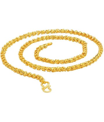 H M PRODUCT Gold Plated Chain ( Set of 1 )