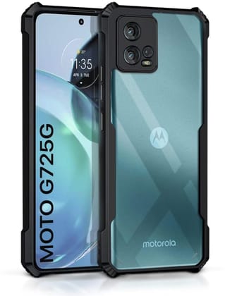 PLUGTECH Slim Shockproof Case | Matte Black Soft | Drop Protection | Precise Cutouts | Premium Mobile Cover for Moto G72 PLUGTECH Slim Shockproof Case | Matte Black Soft | Drop Protection | Precise Cutouts | Premium Mobile Cover for Moto G72