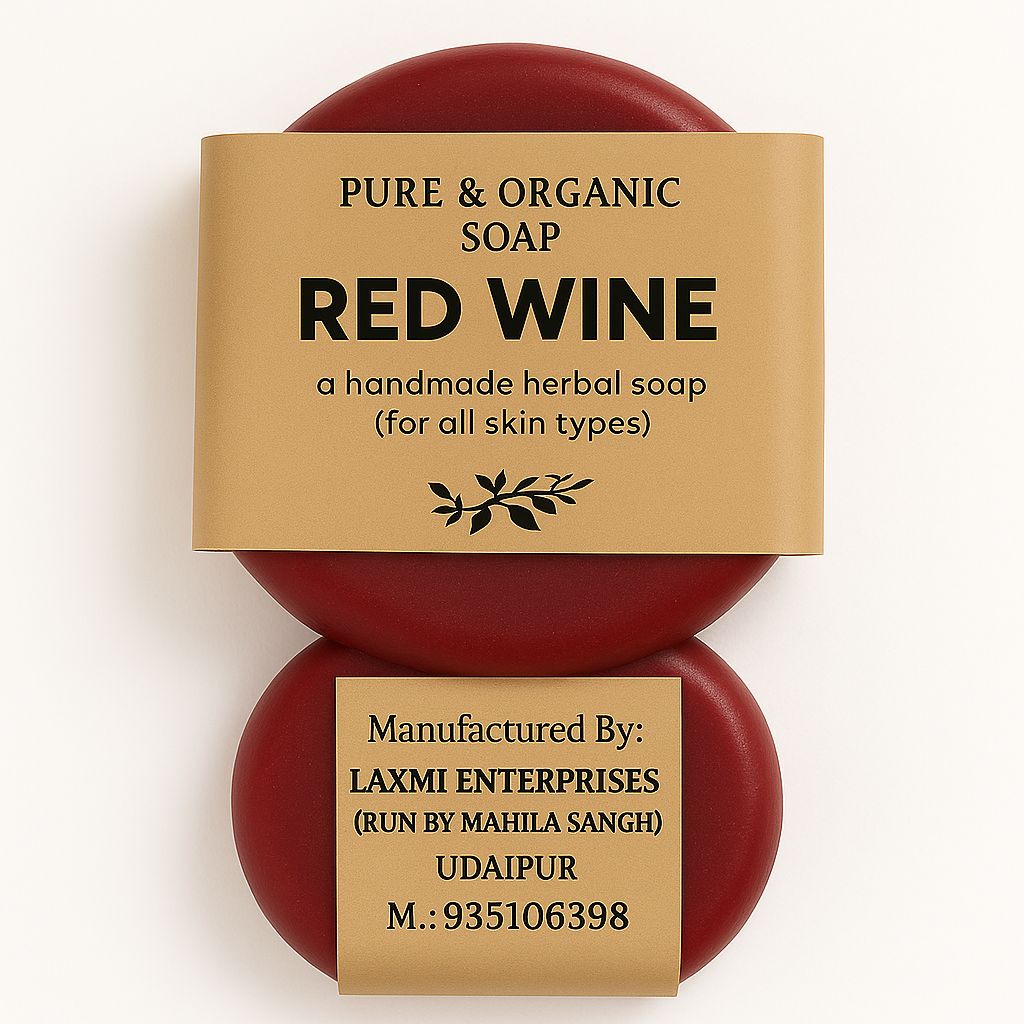 Red Wine Soap Pack of 5