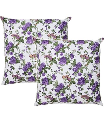 Zubix Multicolor Cotton Cushion Covers - Set Of 2