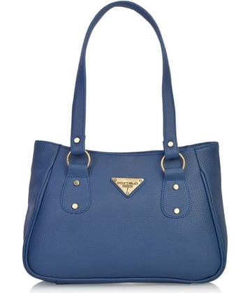 Fostelo Blue P.U. Shoulder Bag