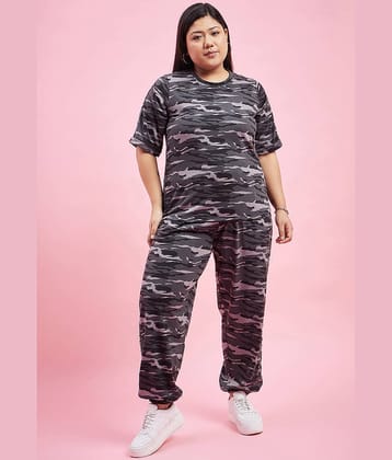 AUSTIVO Women Colorblock Top With Joggers Co-Ord Set ( Multicolor )