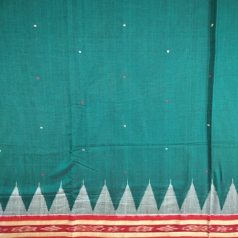 Bomkai Cotton Ikat Saree