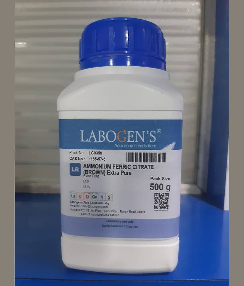 AMMONIUM FERRIC CITRATE (brown) (CAS NO.1185-57-5) 500GM