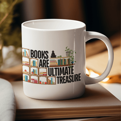 MUG BOOKS ARE THE ULTIMATE TREASURE STEP'S-White