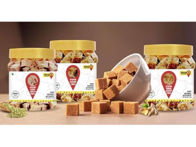 KisaanSay Sitapur Jaggery Cubes - 500 Gram