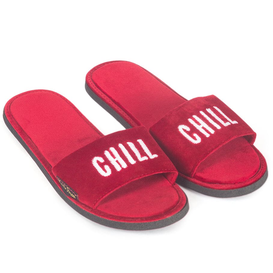Chill Domani Slippers (Red)-EU 38