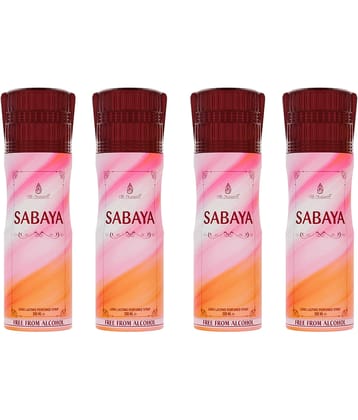 Al-Nuaim Sabaya Deodorant Spray for Unisex 100 ml ( Pack of 4 )