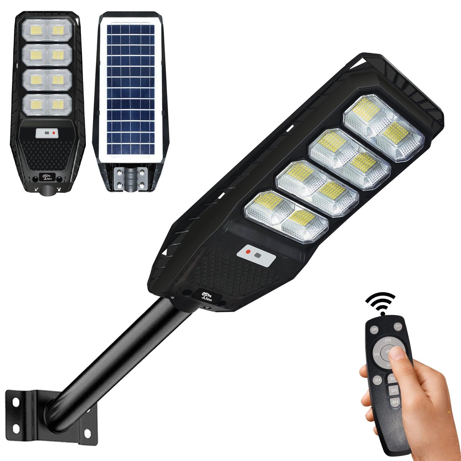 150 Watt Solar floodlight-With Pole