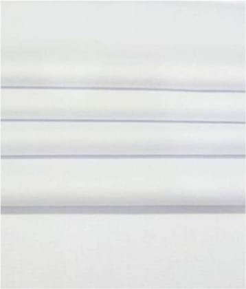Makhanchor White Linen Unstitched Shirt pc Single
