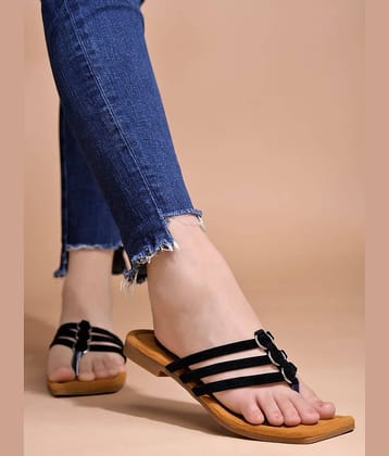 Shoetopia Black Women's Flats