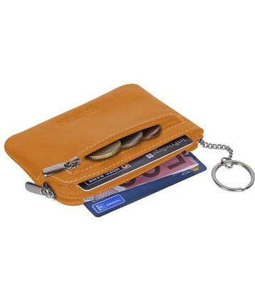 Calfnero Leather Orange Pouch
