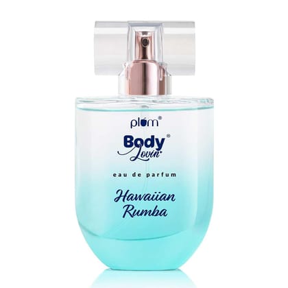 Plum BodyLovin' Hawaiian Rumba Eau De Perfume (Parfum) | Long Lasting & Premium Tropical Fragrance | Luxury Perfume For Women & Men | Mandarin, Gardenia & Vanilla Notes (50 ml) Plum BodyLovin' Hawaiian Rumba Eau De Perfume (Parfum) | Long Lasting & Premi
