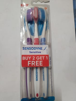 Sensodyne Sensitive Buy 2 get 1 Free toothbrush 