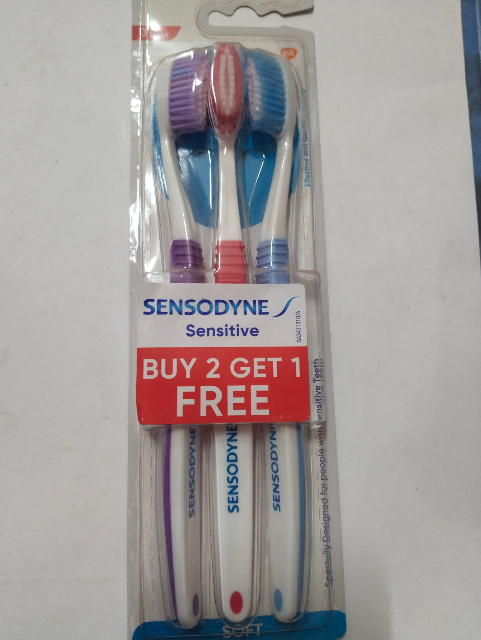 Sensodyne Sensitive Buy 2 get 1 Free toothbrush 