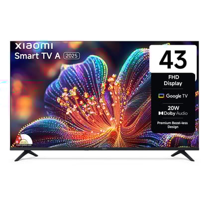 Xiaomi 108 cm (43 inch) A Full HD Smart Google LED TV L43MB-AFIN Xiaomi 108 cm (43 inch) A Full HD Smart Google LED TV L43MB-AFIN - black / 43 inches
