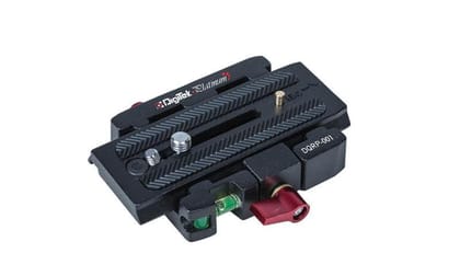 Digitek (DQRP-001) Platinum Professional Tripod Quick Release Plate with Safety Lock. Tripod/Rail/Stabilizer and Different Devices for Photography. (Material : Aluminum Alloy) (DQRP-001)