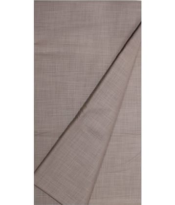 KUNDAN SULZ GWALIOR Brown Cotton Blend Unstitched Shirt pc