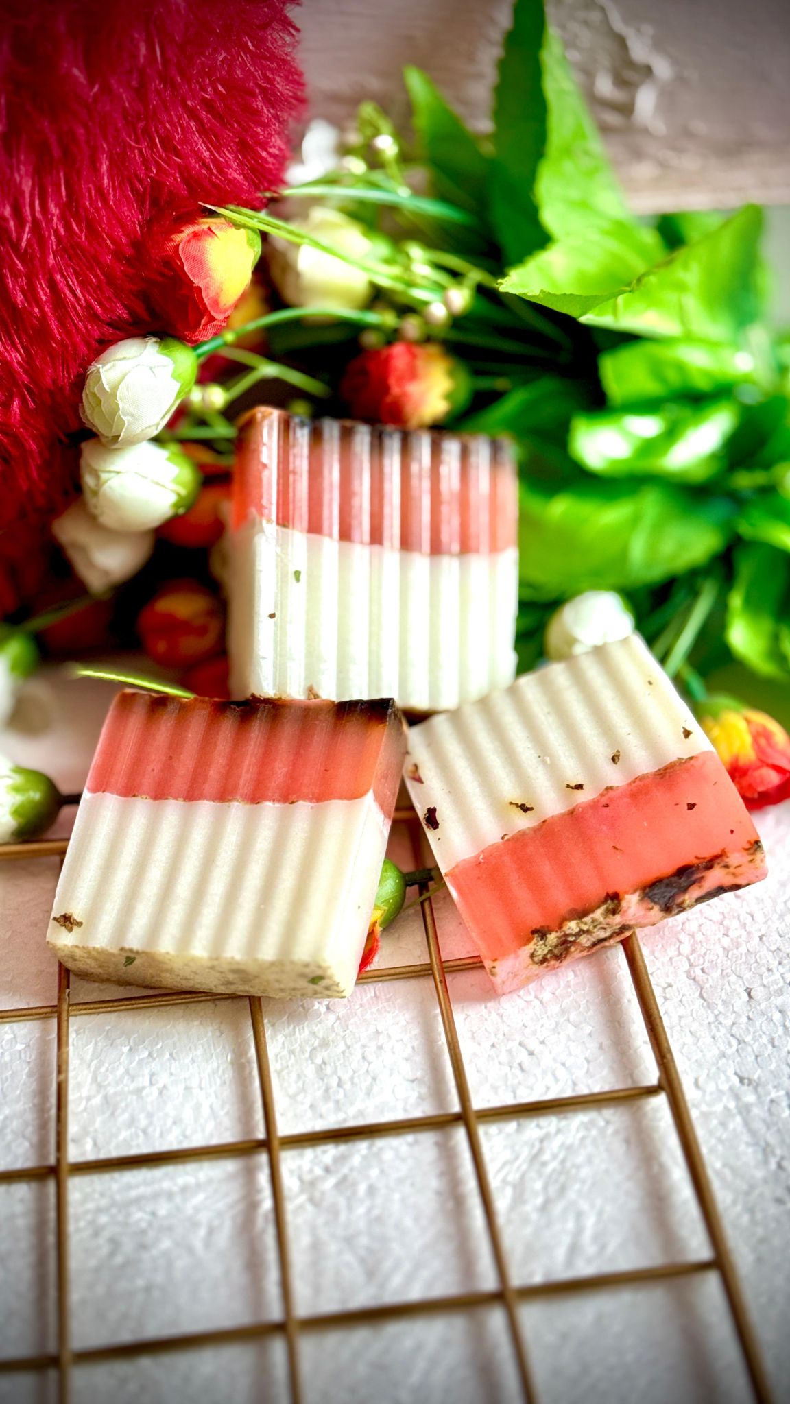 Skin Whitening Handmade Soaps (Rose Milk) Pack of 3