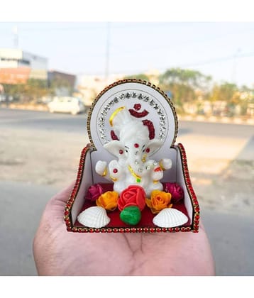 ITBeater Lord Ganesha Ideal For Car Dashboard ( Pack of 1 )