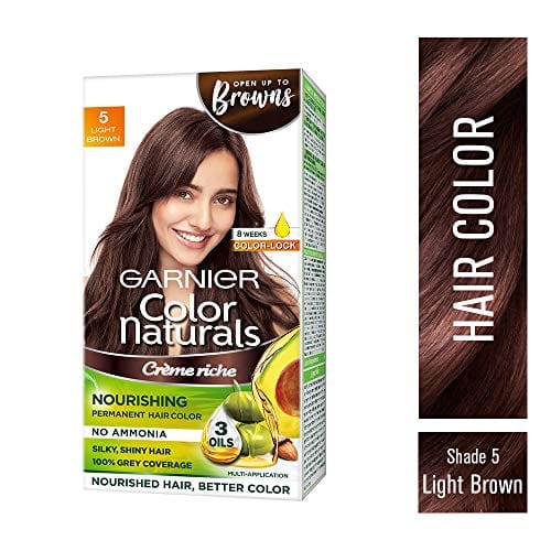 Garnier Color Natural Creme Riche 5 Light Brown (70ml+60g)