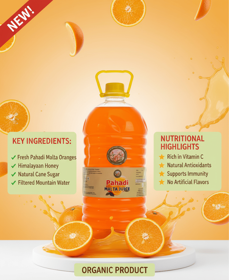 Pahadi Malta Juice - 5 L