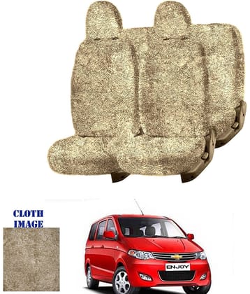 Chevrolet Enjoy Beige 8 Seater Car Seat Cover