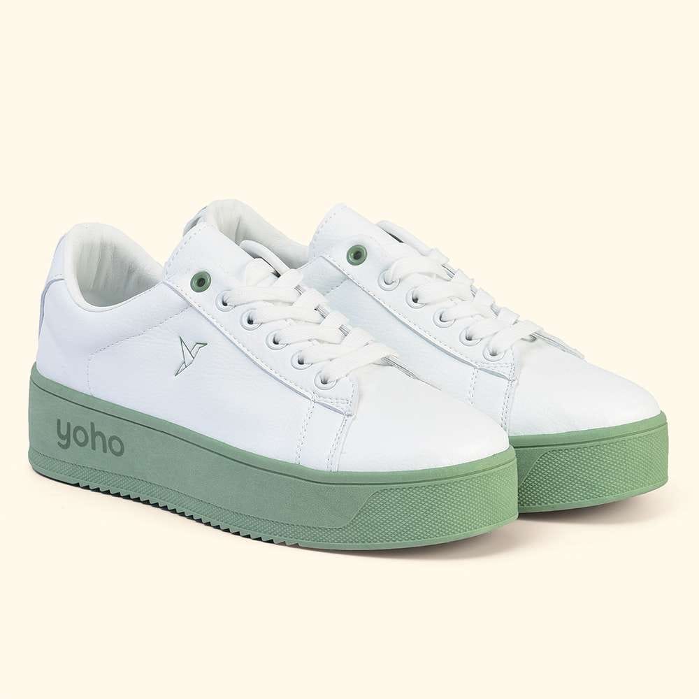 Moonlight Sneakers for Women-Olive Green / 3