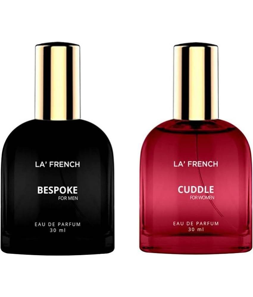 LA FRENCH - Bespoke & Cuddle Eau De Parfum (EDP) For Unisex  60ml  ( Pack of 2 )