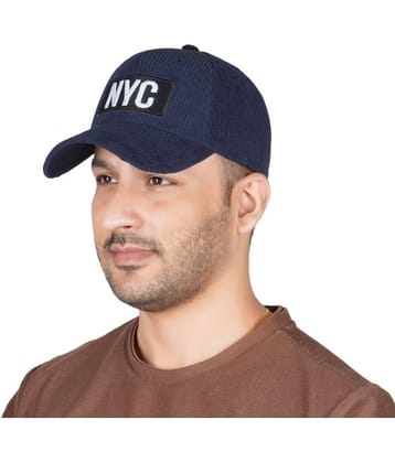 valdez Blue Cotton Blend Men's Cap ( Pack of 1 )