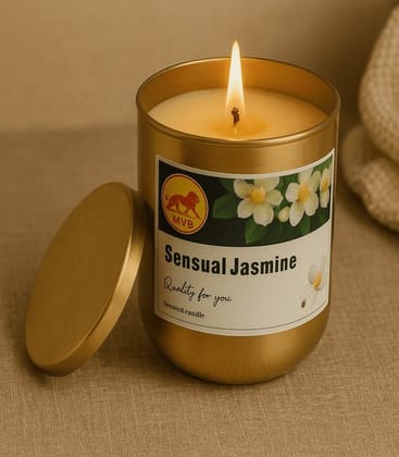 Golden Jasmine Bliss Aroma Candle Golden Jasmine Bliss Aroma Candle