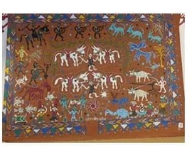 Canvas Pithora Painting
