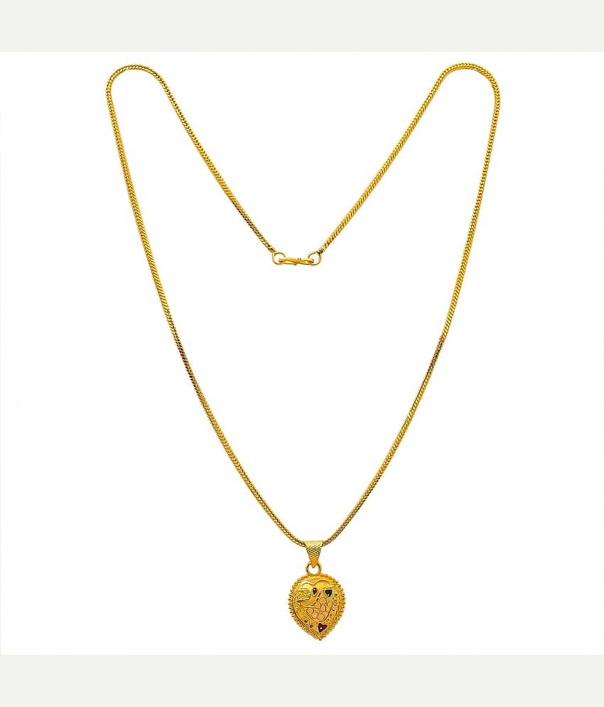 Jewarhaat - Golden Pendant ( Pack of 1 )