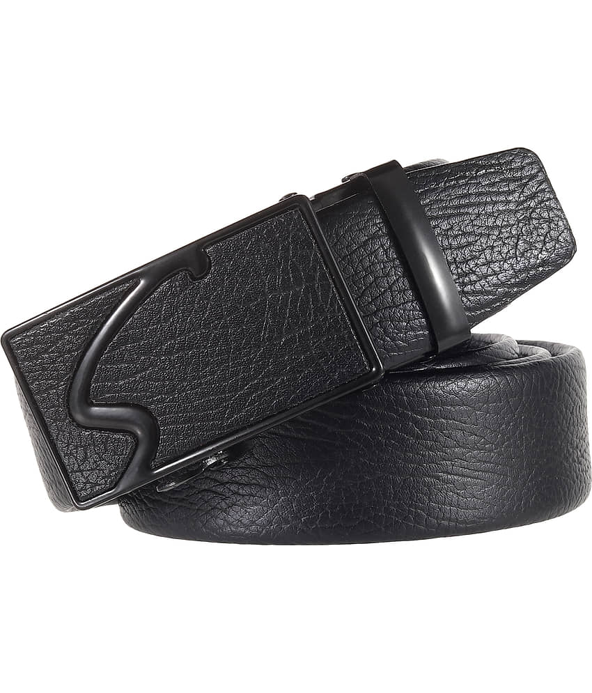 Loopa Black PU Formal Belt Pack of 1