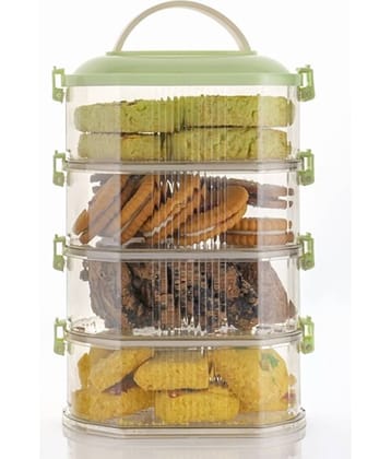 analog kichenware Veg./DryFruit/Masala Plastic Multicolor Multi-Purpose Container ( Set of 1 )