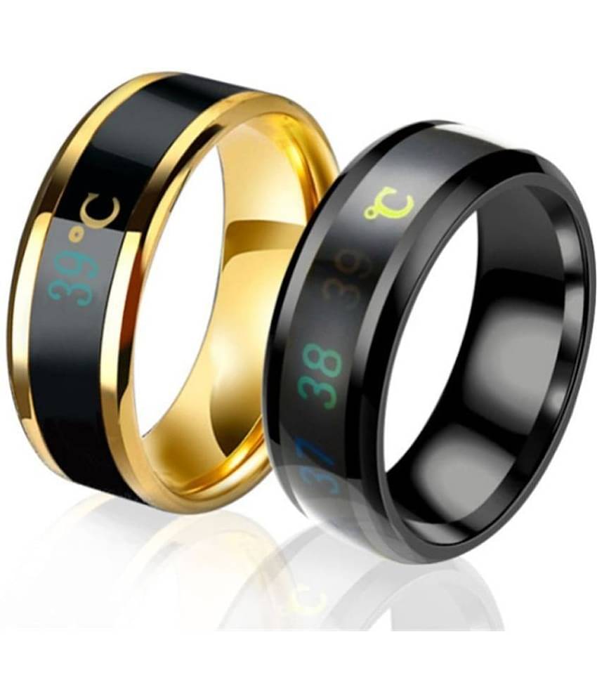 FASHION FRILL - Multicolour Rings ( Pack of 2 )