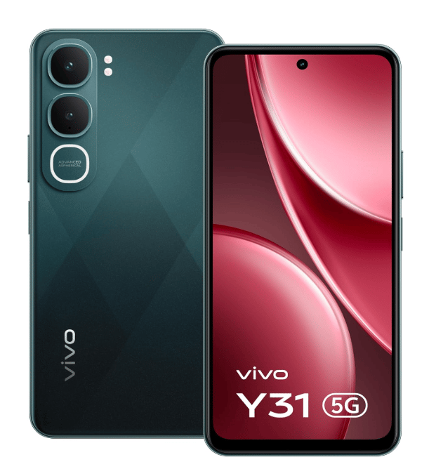 Vivo Y31 5G (Diamond Green, 128 GB)  (4 GB RAM)