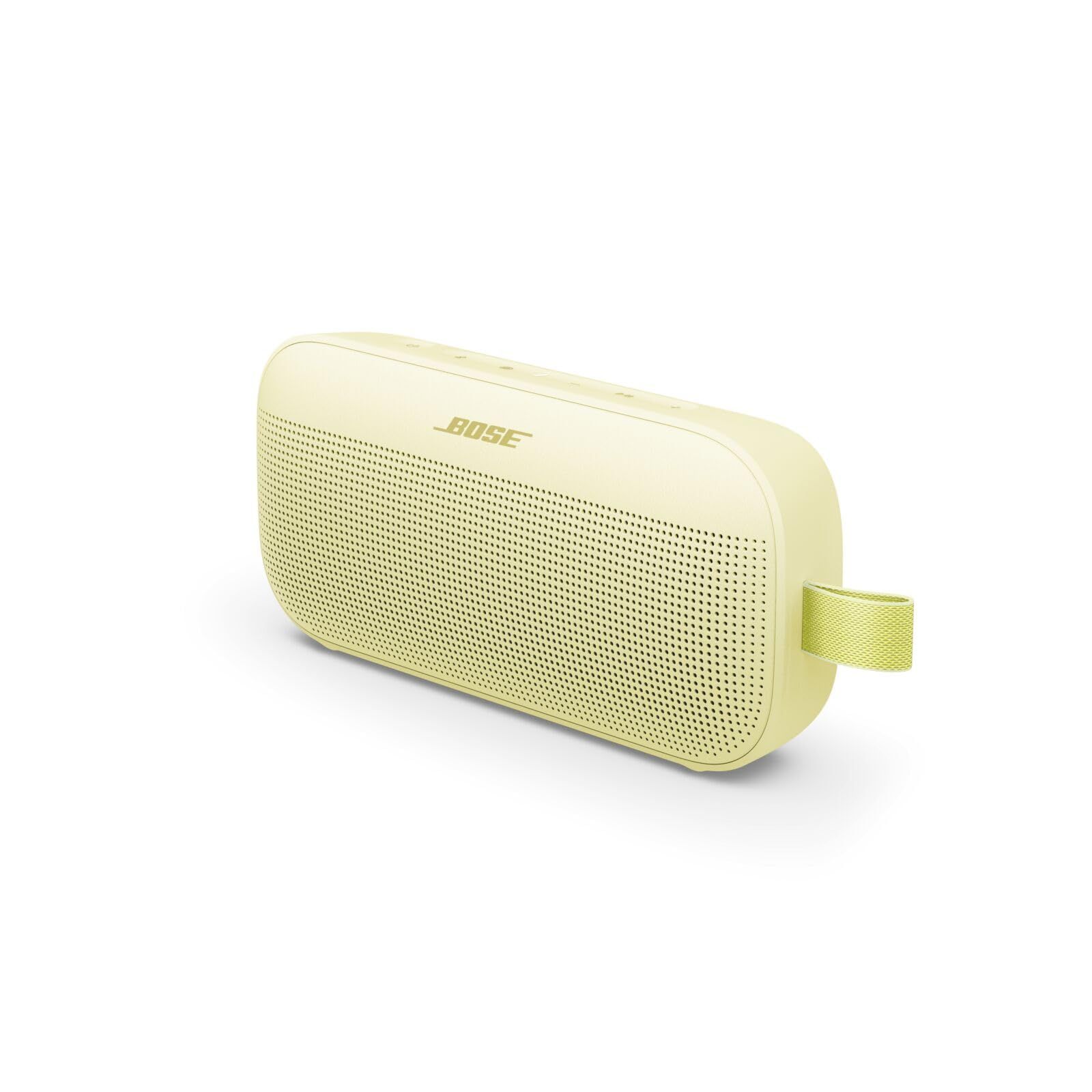 Bose SoundLink Flex (2nd Gen) Portable Wireless Bluetooth Speaker Small Powerful for Outdoor Parties, Up to 12H Runtime, IP67 Waterproof and Dustproof, Lemon Yellow Bose SoundLink Flex (2nd Gen) Portable Wireless Bluetooth Speaker Small Powerful for Outd