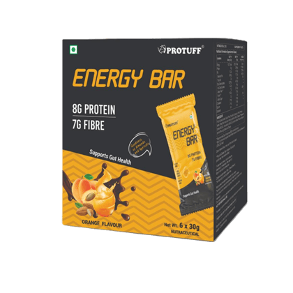 Vegan Bar - Orange (Box of 6 bars X 30g Each)