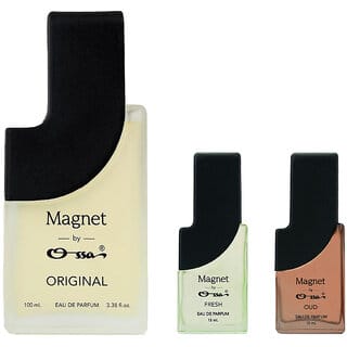 Ossa Magnet Original 100ml, Oud 15ml, Fresh 15ml Eau De Parfum Long Lasting Perfume Combo for Men And Women (Pack Of 3)