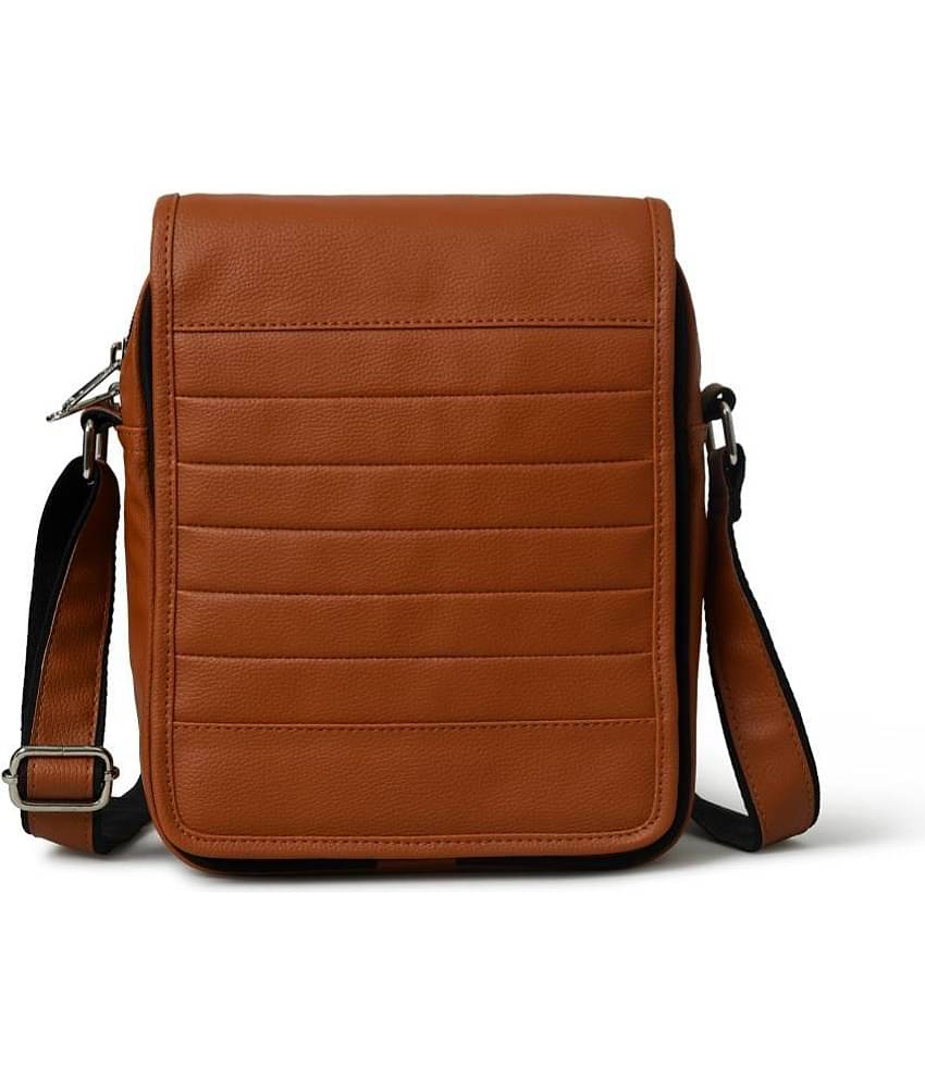 MATRICE - Brown Solid Messenger Bag