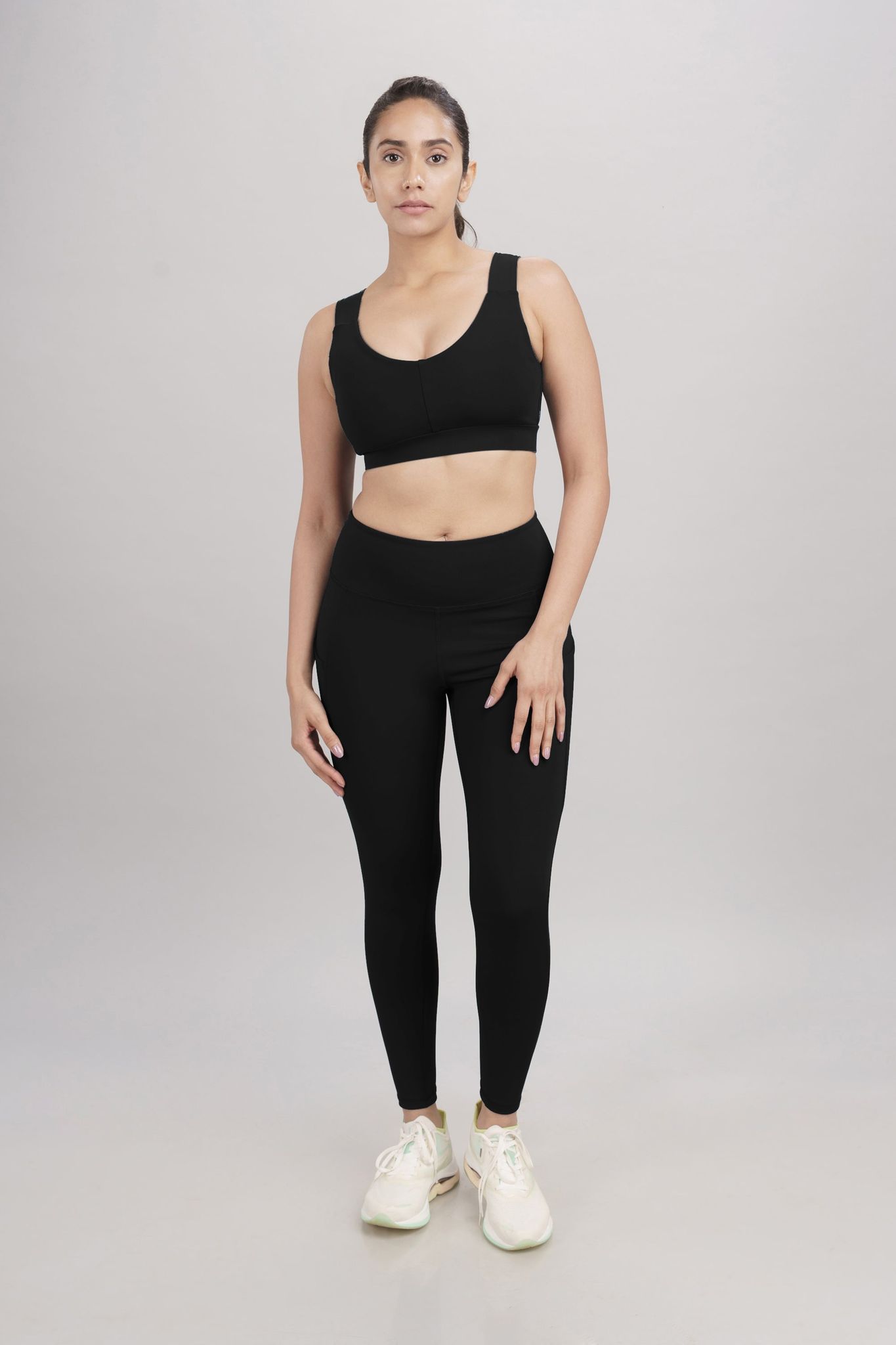 Recycled Polyester Set Carbon Black-XS / XS